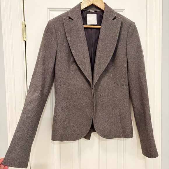 CoSTUME NATIONAL Classic Grey Wool Blazer Size 42 or US 6 - Picture 1 of 6